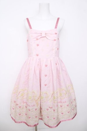 画像: Emily Temple cute / ラプンツェルcakeキャミソールワンピース  ピンク Y-26-03-20-163-ET-OP-SZ-ZY