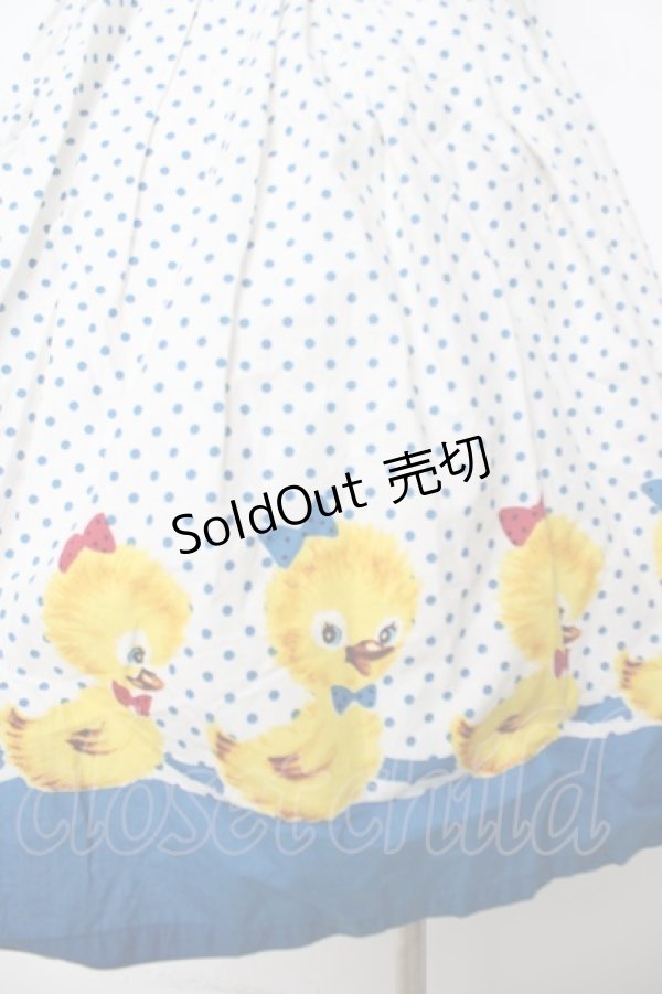 画像3: Emily Temple cute / 水玉あひるジャンパースカート  青 Y-26-03-20-164-ET-OP-SZ-ZY (3)