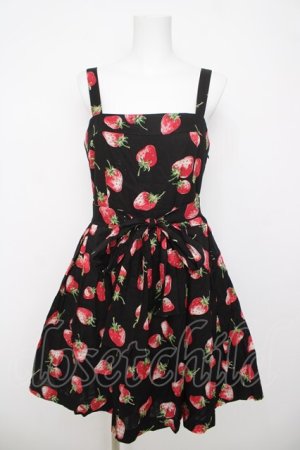 画像: Jane Marple / Veryストロベリーレースアップミニドレス M ブラック Y-26-03-20-168-JM-OP-SZ-ZY