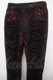 画像3: SEX POT ReVeNGe / GRUNGE PUNK CRUSH STRETCH スキニーパンツ L ブラック/レッド Y-26-03-20-169-SP-PA-SZ-ZY (3)