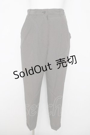 画像: INGEBORG / ドット柄パンツ F 黒 Y-26-03-20-171-LO-PA-SZ-ZY