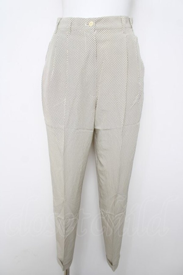 画像1: INGEBORG / ドット柄パンツ  アイボリー Y-26-03-20-172-LO-PA-SZ-ZY (1)