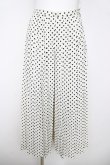 画像1: LA・BREA / ドットプリーツパンツ  白 Y-26-03-20-181-LO-PA-SZ-ZY (1)