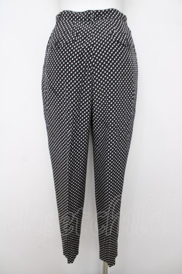 画像2: INGEBORG / ドット柄パンツ  黒 Y-26-03-20-184-LO-PA-SZ-ZY (2)