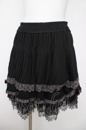 画像: axes femme / ミルフィーユスカート M 黒 Y-26-03-20-189-AX-PA-SZ-ZY