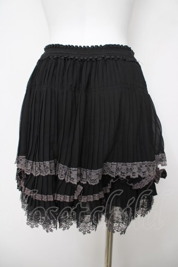 画像2: axes femme / ミルフィーユスカート M 黒 Y-26-03-20-189-AX-PA-SZ-ZY (2)