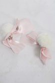 画像7: Amavel / ファーぽんリボン付クロスパンプス LL ピンク Y-26-03-20-016-CA-SH-SZ-ZY (7)