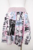 画像2: MILK / Baby Cat Collectionスカート  ピンク×ブルー Y-26-03-20-200-ML-SK-SZ-ZY (2)