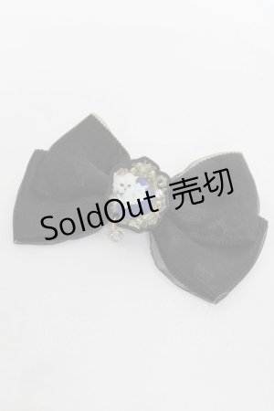 画像: Enchantlic Enchantilly / クイーンキャットリボンブローチ  黒 Y-26-03-20-003-LO-AC-SZ-ZY