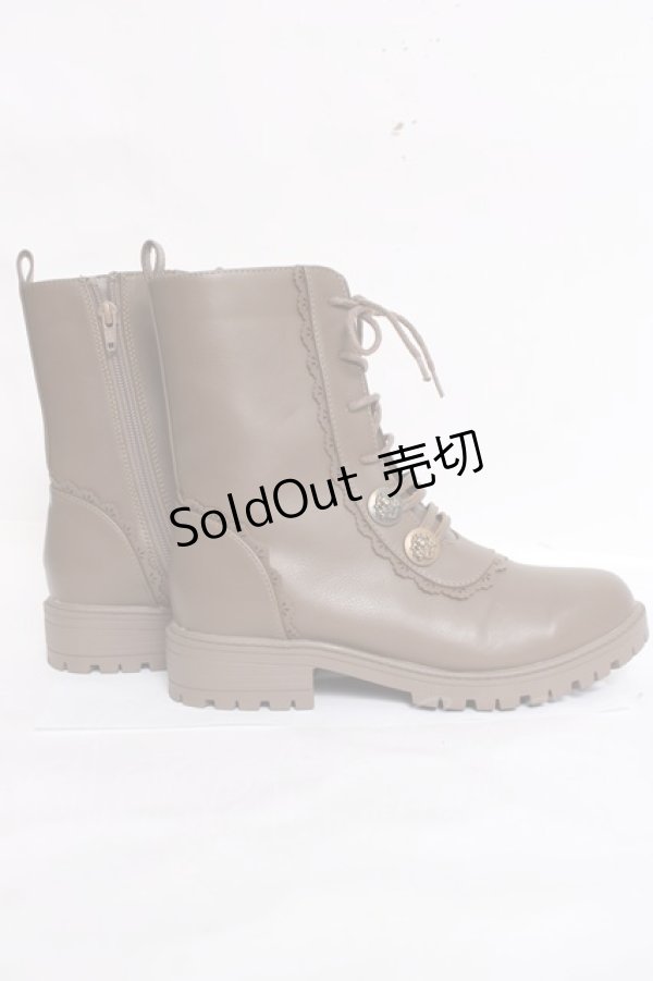 画像4: axes femme / ナポレオンレースアップブーツ L ブラウン Y-26-03-20-021-AX-SH-SZ-ZY (4)