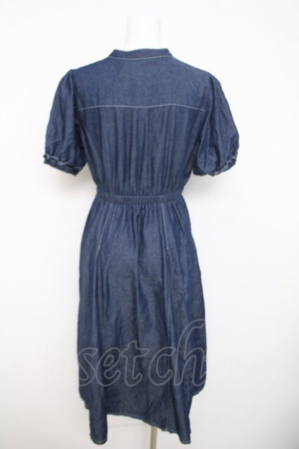 画像2: axes femme / ベルト付デニムワンピース  デニム Y-26-03-21-044-AX-OP-SZ-ZY (2)