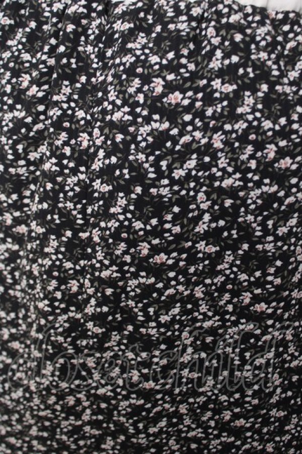 画像3: axes femme / 小花柄ワンピース M 黒 Y-26-03-21-049-AX-OP-SZ-ZY (3)