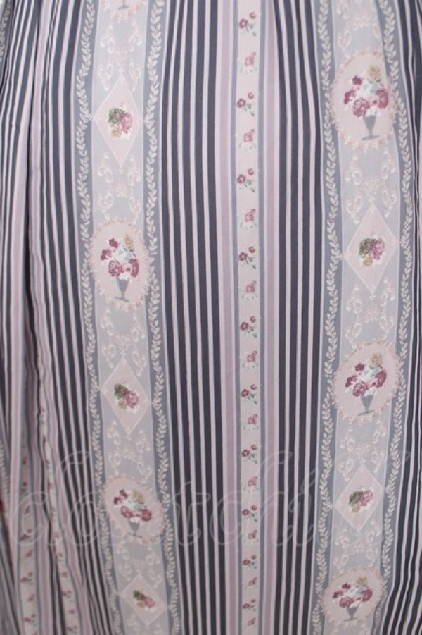 画像3: axes femme / レトロモチーフボータイワンピース M ラベンダー Y-26-03-21-050-AX-OP-SZ-ZY (3)