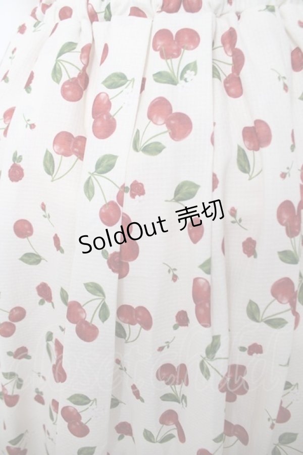 画像3: axes femme / チェリーローズ柄セーラーワンピース F 生成り Y-26-03-21-051-AX-OP-SZ-ZY (3)