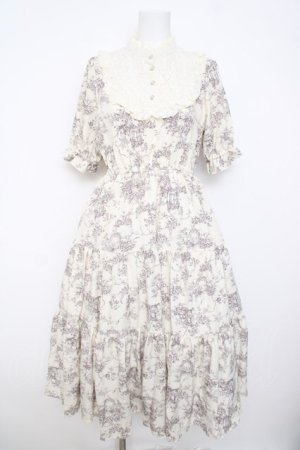 画像: m petit by misako / トワルドジュイワンピース  白 Y-26-03-21-056-LO-OP-SZ-ZY