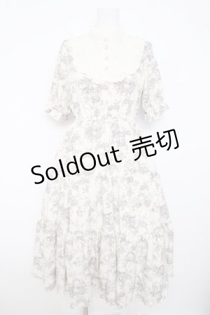 画像: m petit by misako / トワルドジュイワンピース  白 Y-26-03-21-056-LO-OP-SZ-ZY