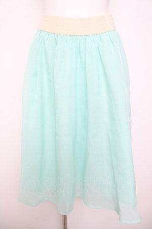 画像: axes femme / チュールスカート  ミント Y-26-03-21-059-AX-SK-SZ-ZY