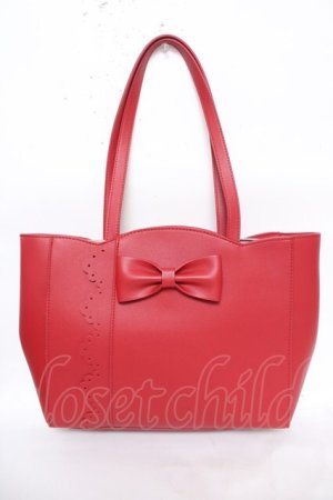 画像: ｍ petit by misako / AMリボントート  赤 Y-26-03-21-005-LO-BG-SZ-ZY