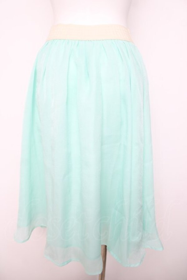 画像2: axes femme / チュールスカート  ミント Y-26-03-21-059-AX-SK-SZ-ZY (2)