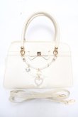 画像1: LIZ LISA / チャーム付きバッグ  アイボリー Y-26-03-21-006-LO-BG-SZ-ZY (1)