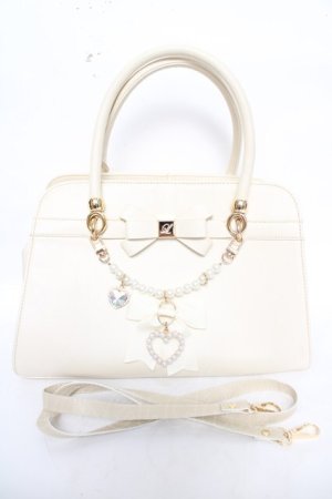 画像: LIZ LISA / チャーム付きバッグ  アイボリー Y-26-03-21-006-LO-BG-SZ-ZY