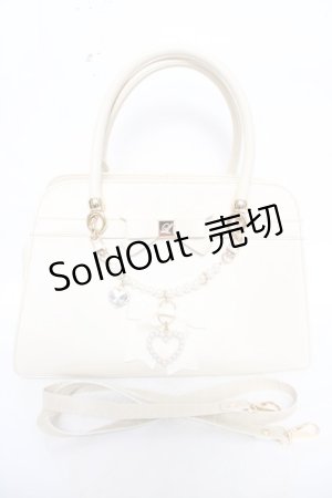 画像: LIZ LISA / チャーム付きバッグ  アイボリー Y-26-03-21-006-LO-BG-SZ-ZY