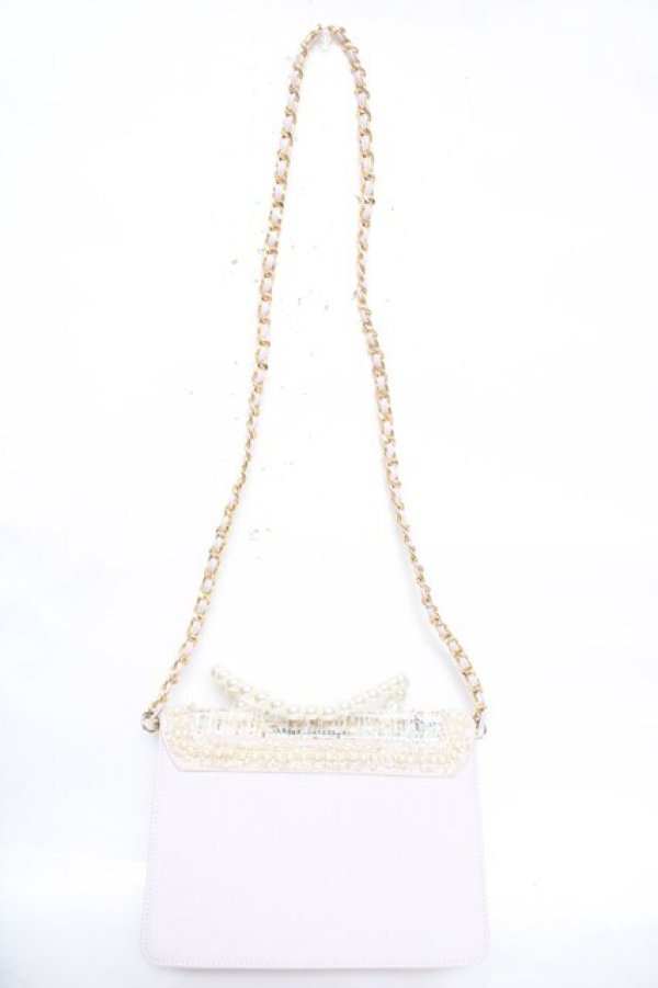 画像2: Swankiss / UT tweed bijou バッグ  ラベンダー Y-26-03-21-007-CA-BG-SZ-ZY (2)