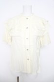 画像1: axes femme / ケープフリルブラウス M 生成り Y-26-03-21-013-AX-BL-SZ-ZY (1)