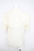 画像2: axes femme / ケープフリルブラウス M 生成り Y-26-03-21-013-AX-BL-SZ-ZY (2)