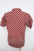画像2: PINK HOUSE / 水玉柄半袖シャツ F レッド Y-26-03-21-027-LO-BL-SZ-ZY (2)