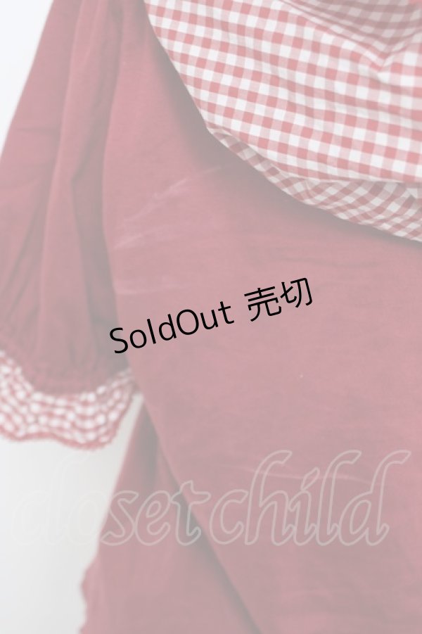 画像3: PINK HOUSE / ×misako aoki　ギンガムフードプルオーバー F レッド Y-26-03-21-028-LO-TO-SZ-ZY (3)