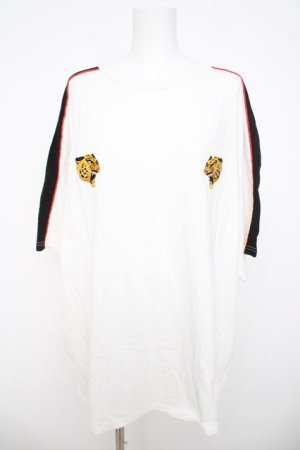 画像: WORLD WIDE LOVE！(Rydia) / 虎刺繍ロンＴ 1 白 Y-26-03-21-033-PU-TO-SZ-ZY