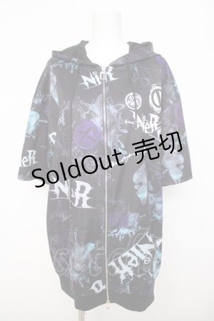 画像: NieR Clothing / 転写ZIPパーカー   Y-26-03-21-037-PU-TO-SZ-ZY