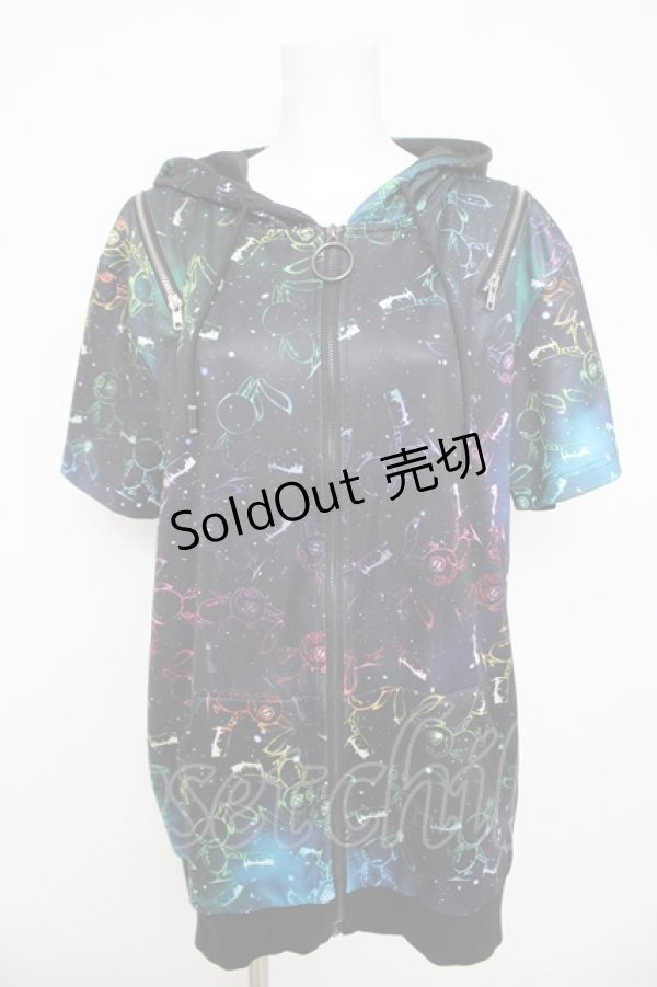 画像1: NieR Clothing / 転写ZIPパーカー   Y-26-03-21-039-PU-TO-SZ-ZY (1)