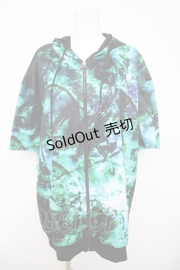 画像1: NieR Clothing / 転写ZIPパーカー   Y-26-03-21-041-PU-TO-SZ-ZY (1)