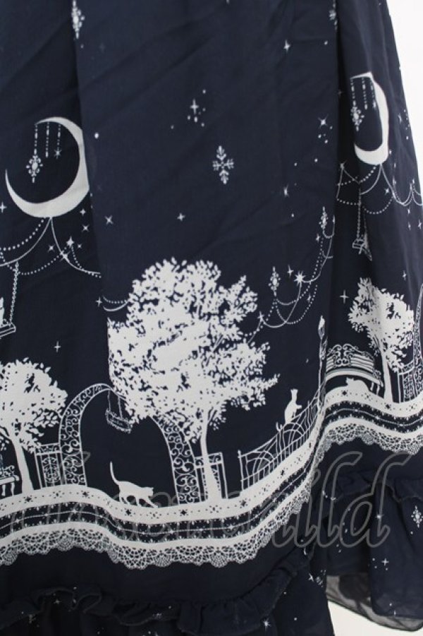 画像3: axes femme / ムーンキャットキャミワンピース  紺 Y-26-03-21-043-AX-OP-SZ-ZY (3)