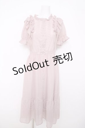 画像: axes femme / ボリュームフリルワンピース F ピンク Y-26-03-22-045-AX-OP-SZ-ZY