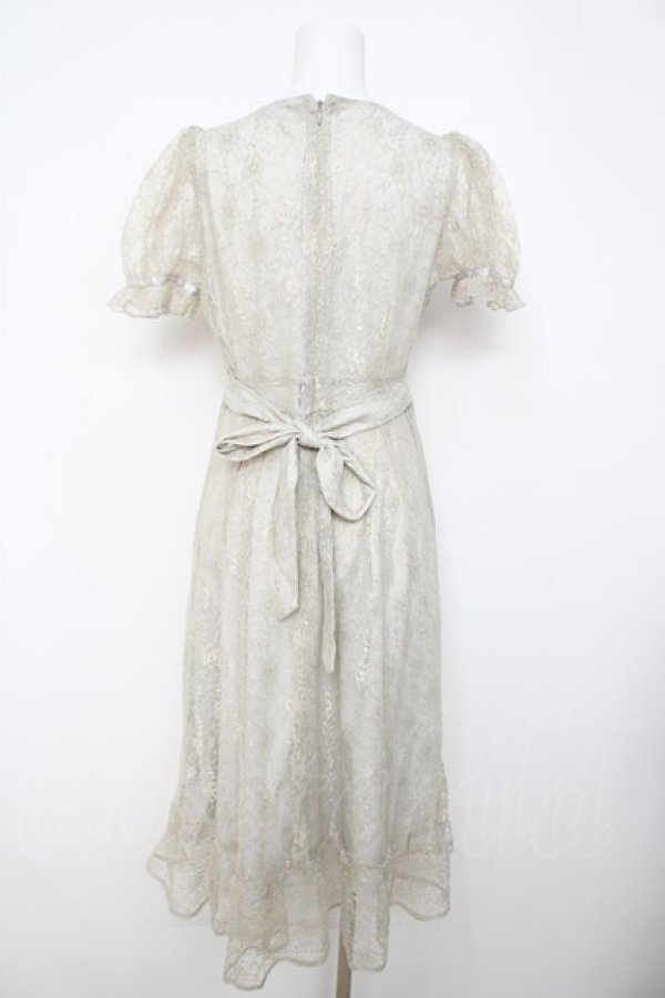 画像2: evelyn / ウエストリボンレースワンピース  ミント Y-26-03-22-046-LO-OP-SZ-ZY (2)