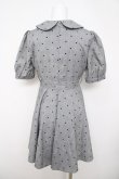 画像2: evelyn / グレンチェックハートドットワンピース  グレー Y-26-03-22-052-LO-OP-SZ-ZY (2)