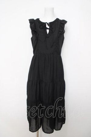 画像: axes femme / ドビードットティアードワンピース Ｍ 黒 Y-26-03-22-060-AX-OP-SZ-ZY