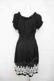 画像2: BPN / 裾刺繍ワンピース  黒 Y-26-03-22-061-GO-OP-AS-ZY (2)