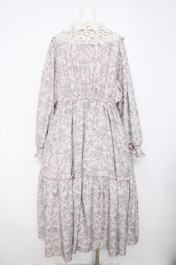 画像2: m petit by misako / AOKトワルドジュイワンピース 5L 中薄橙 Y-26-03-22-063-LO-OP-SZ-ZY (2)