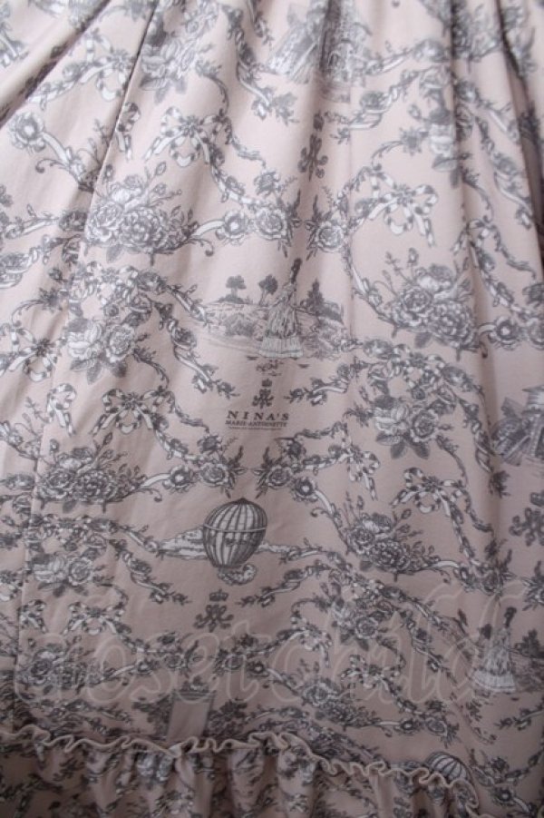 画像3: m petit by misako / AOKトワルドジュイワンピース 5L 中薄橙 Y-26-03-22-063-LO-OP-SZ-ZY (3)