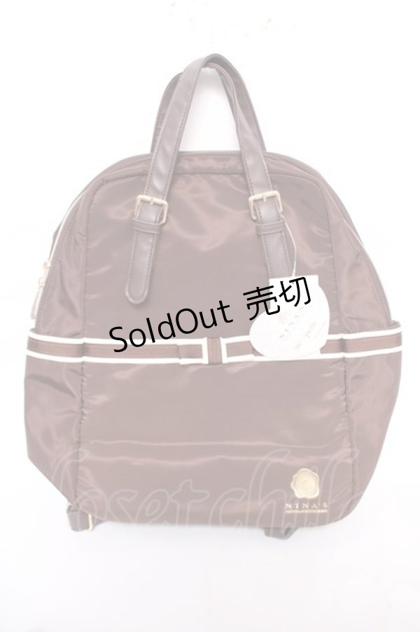 画像1: m petit by misako / AM2WAYリュック  濃茶 Y-26-03-22-006-LO-BG-SZ-ZY (1)