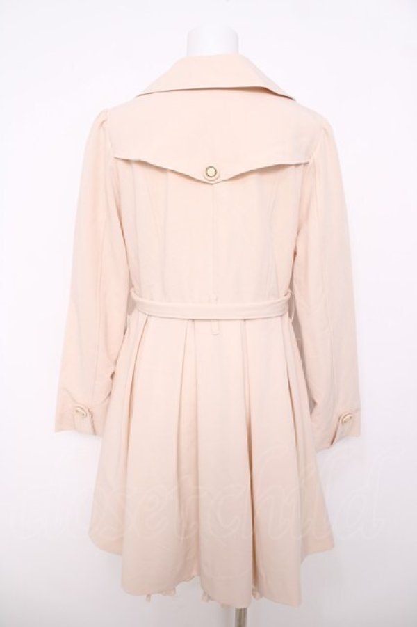 画像2: LODISPOTTO / 2wayガーリーフリルトレンチコート M アイボリー Y-26-03-22-065-LO-CO-SZ-ZY (2)