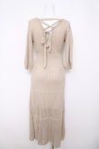 画像2: An MILLE / ニットワンピース  ベージュ Y-26-03-22-066-EL-OP-SZ-ZY (2)