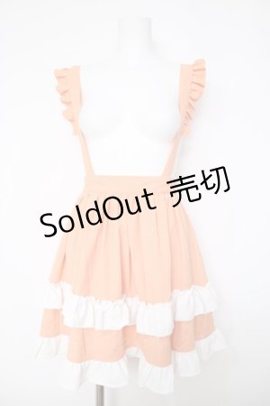 画像: DearMyLove / 大きめリボンフリルロリータスカート M オレンジ Y-26-03-22-076-EL-SK-SZ-ZY