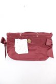 画像1: m petit by misako / NINA'Sバックインポーチ  濃赤 Y-26-03-22-009-LO-ZA-SZ-ZY (1)