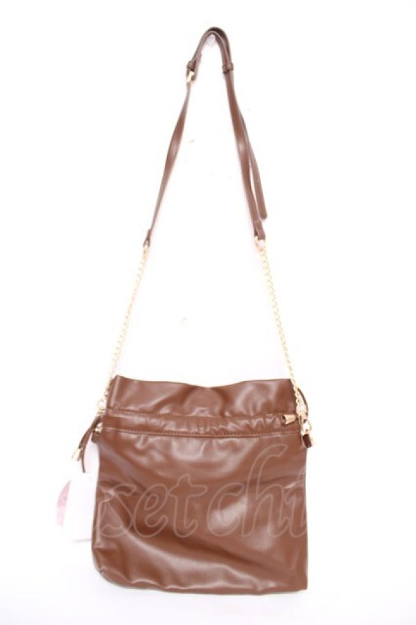 画像2: m petit by misako / AMリボンキンチャクSLD  中茶 Y-26-03-22-012-LO-BG-SZ-ZY (2)