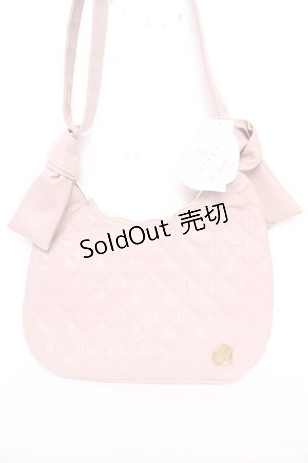 画像1: m petit by misako / AM*キルティングSLD バッグ  中桃 Y-26-03-22-014-LO-BG-SZ-ZY (1)